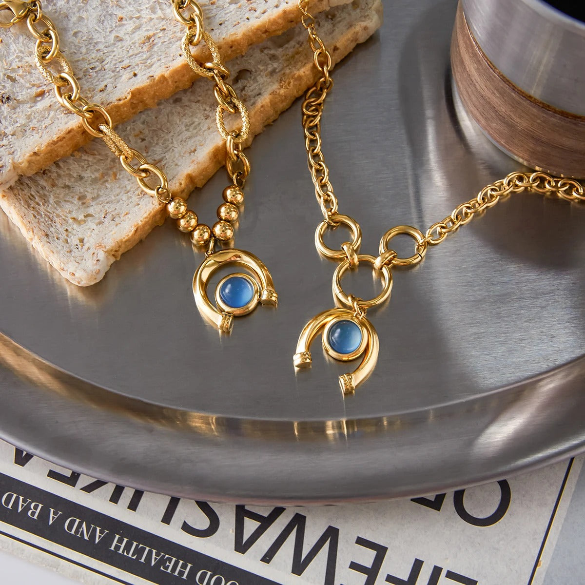 Double bracelet with pendants “dreams come true”